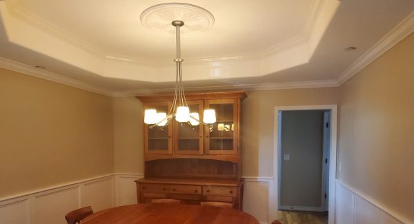 dining room interior after paint job castle rock