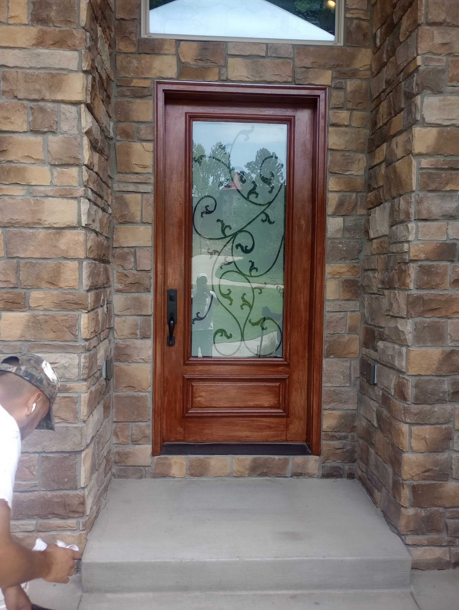 Door Staining Project