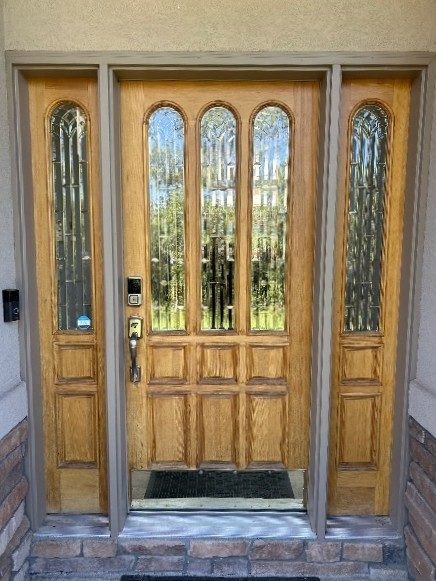 wooden front door before staining Preview Image 5