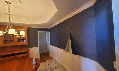 In Progress Dining Room Interior