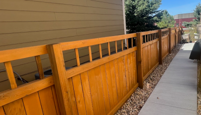 Re-Stained Fence | Residential Project