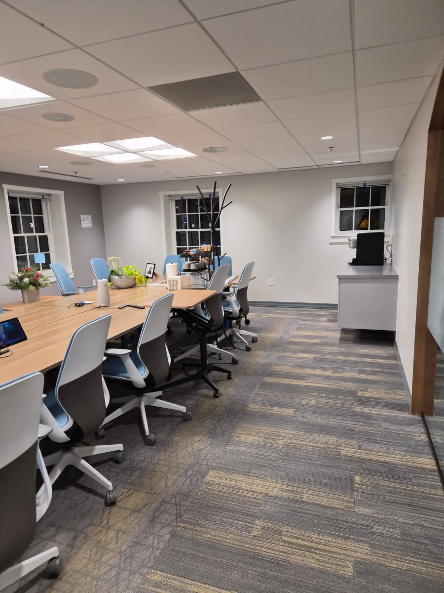 painted commercial space interior with meeting table and chairs Preview Image 14