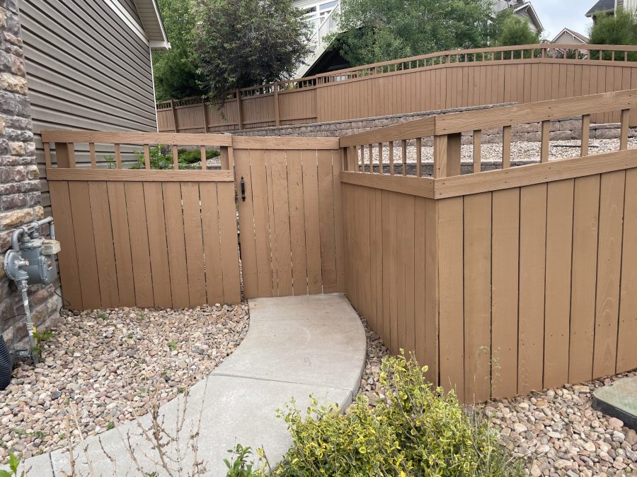 painted fence surrounding house Preview Image 3