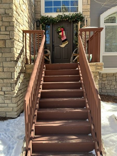 wooden steps to door of house Preview Image 8