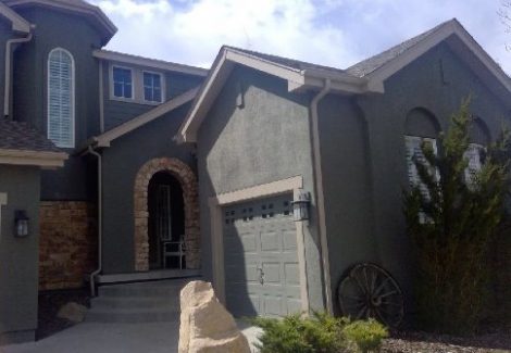 Unpainted Front of House | Castle Rock Home Project