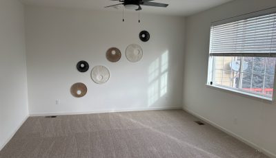 white painted interior room