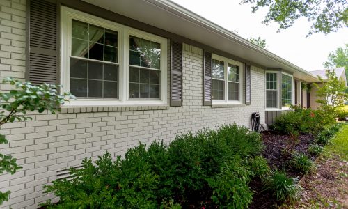 brick painting clean up