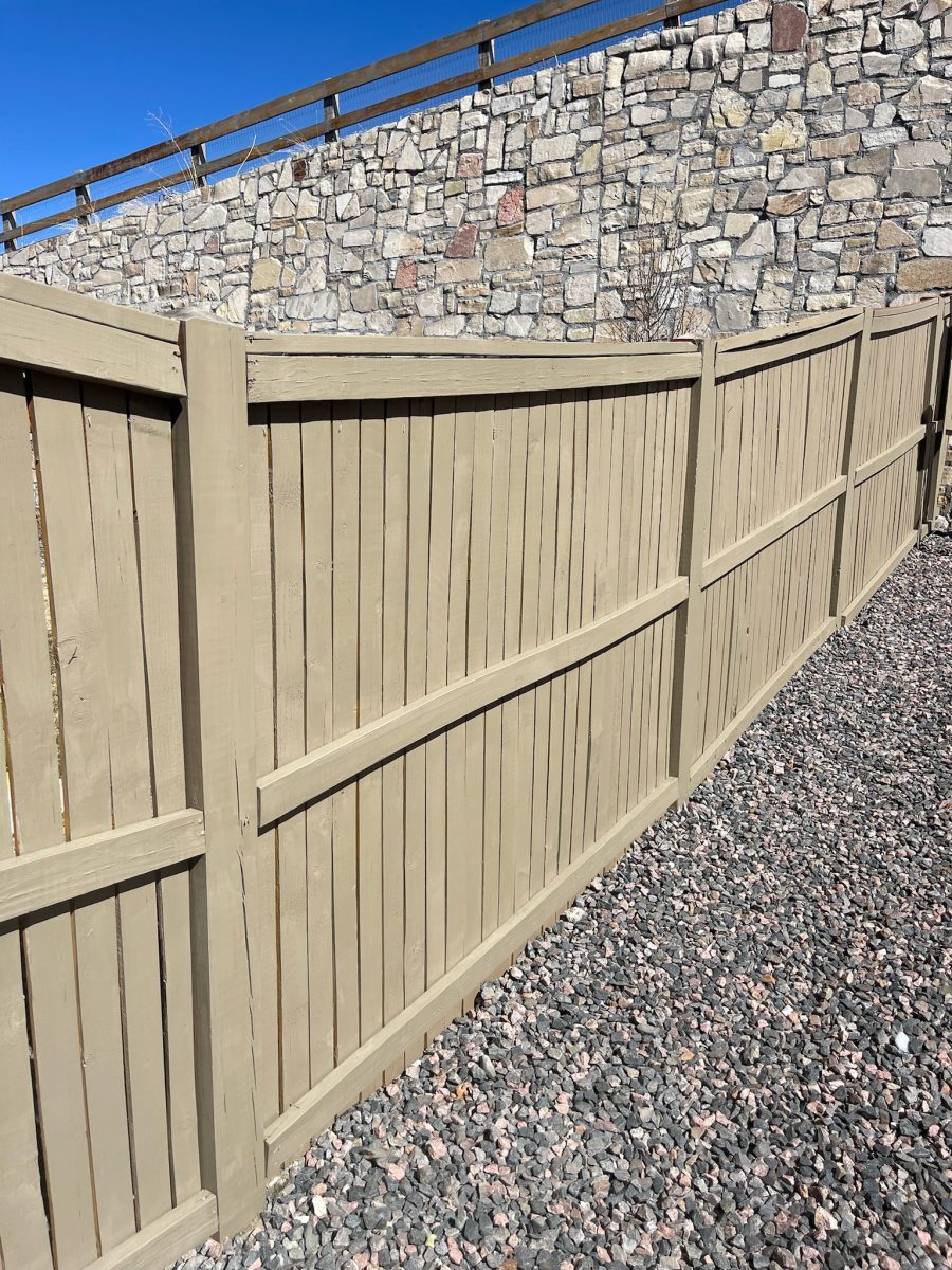 wooden fence
