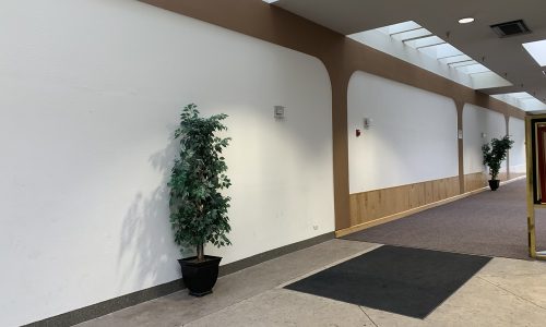 Old wooden wainscoting