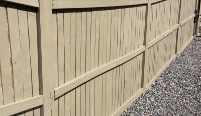 wooden fence