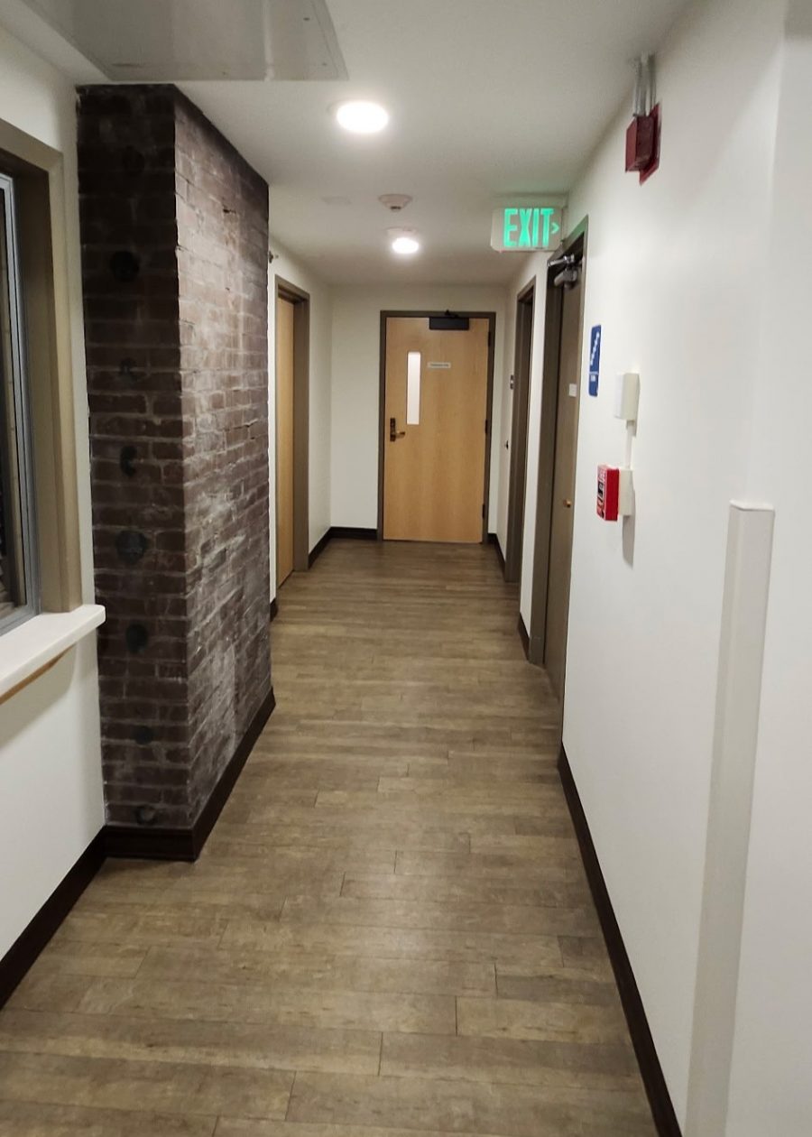 medical facility hallway after repaint Preview Image 7