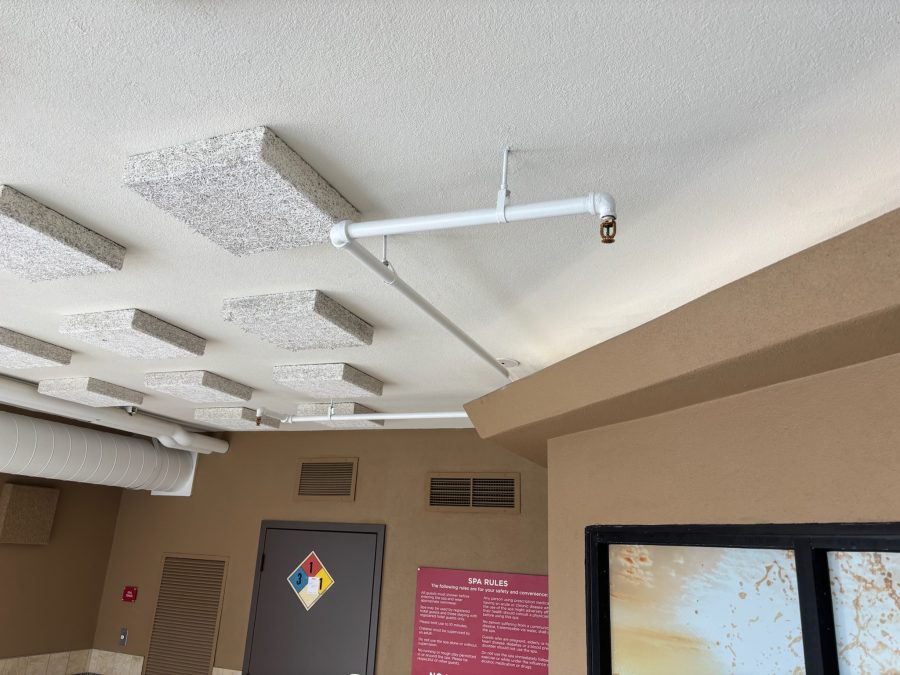 pool area with repainted ceiling pipes Preview Image 2