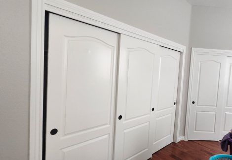 painted home interior closet doors