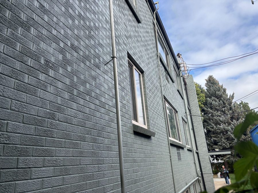 grey painted multi-unit housing buidling exterior Preview Image 4