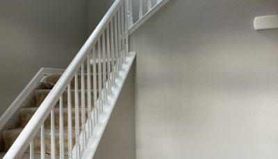 painted home interior staircase