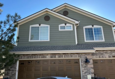 front of house before painting