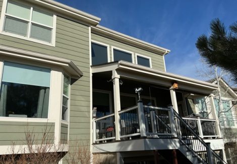 house exterior before painting