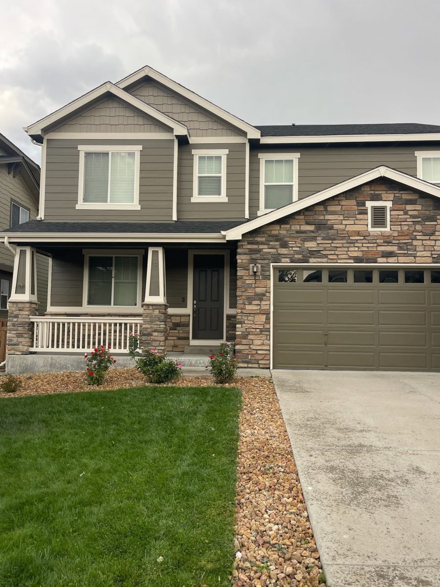 painted home exterior