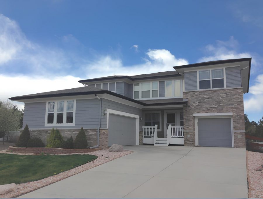 Brick Siding Project in Castle Pines