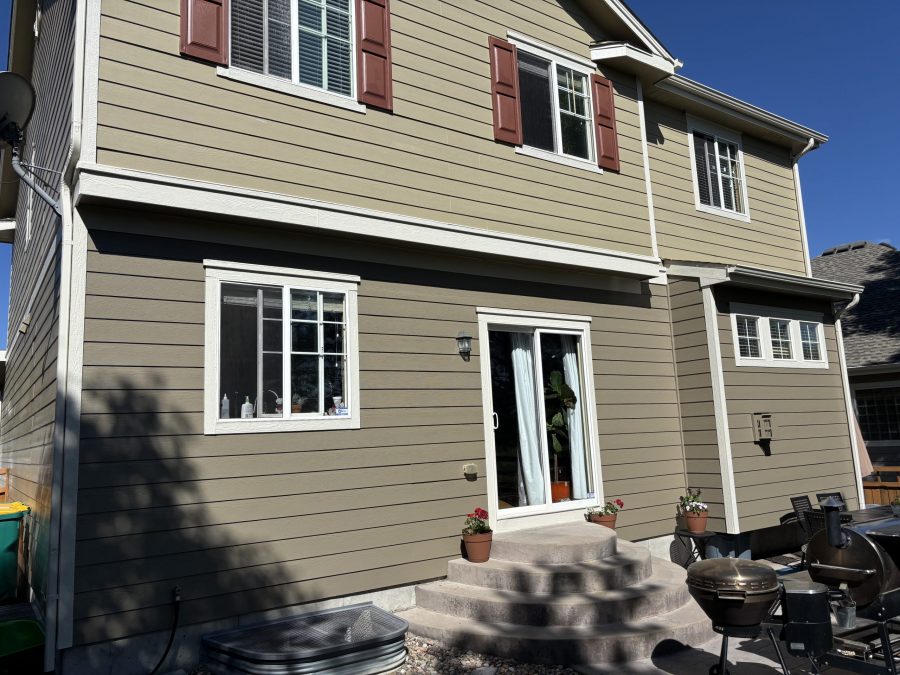 rear side of house with two toned siding Preview Image 1