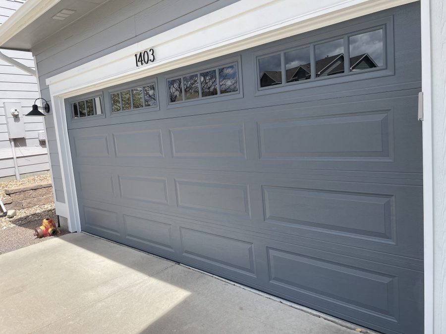 garage door painted grey Preview Image 1