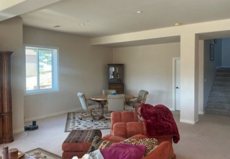 home interior before repaint