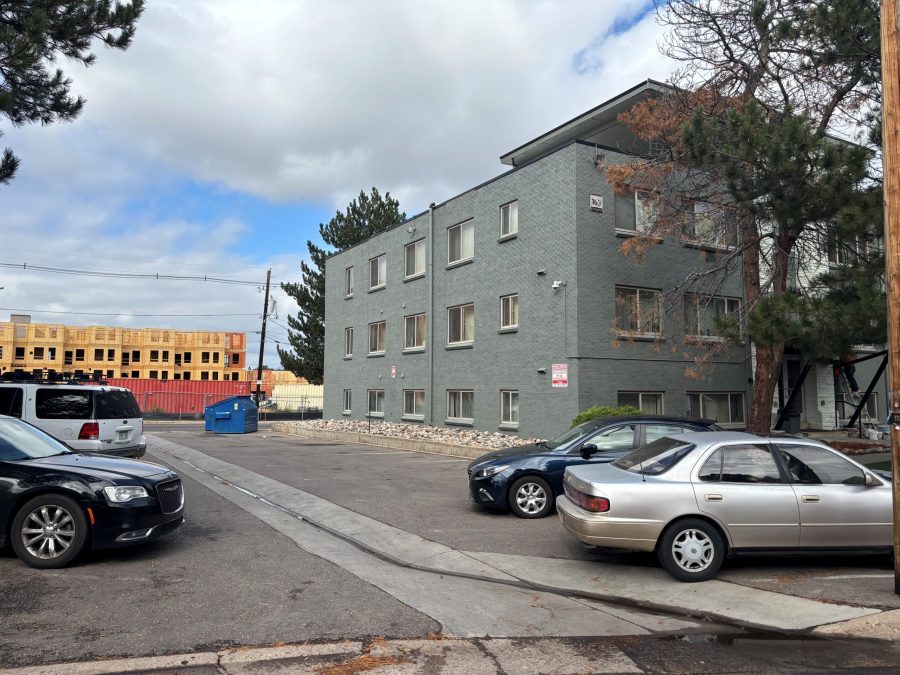 grey painted multi-unit housing buidling exterior Preview Image 3