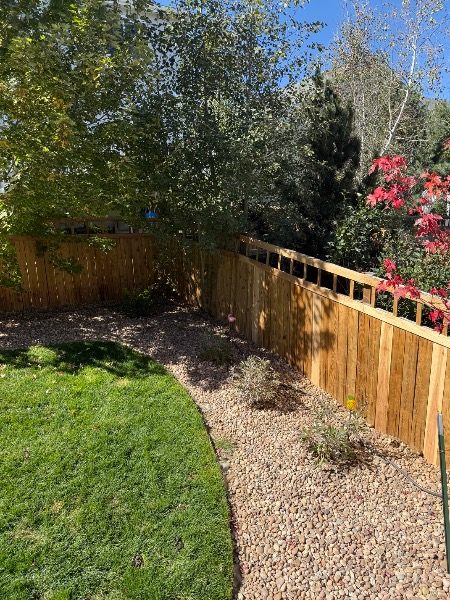 wooden fence surrounding house before restain Preview Image 5