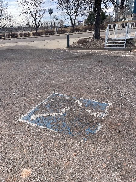 faded parking lot striping Preview Image 6