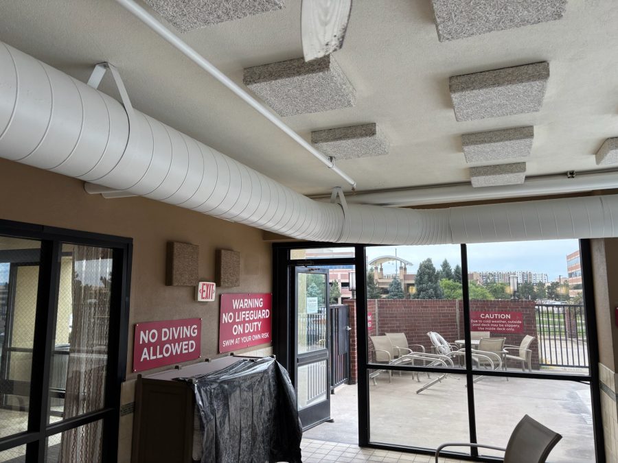 pool area with repainted ceiling pipes Preview Image 1