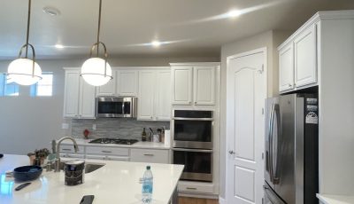 painted home kitchen