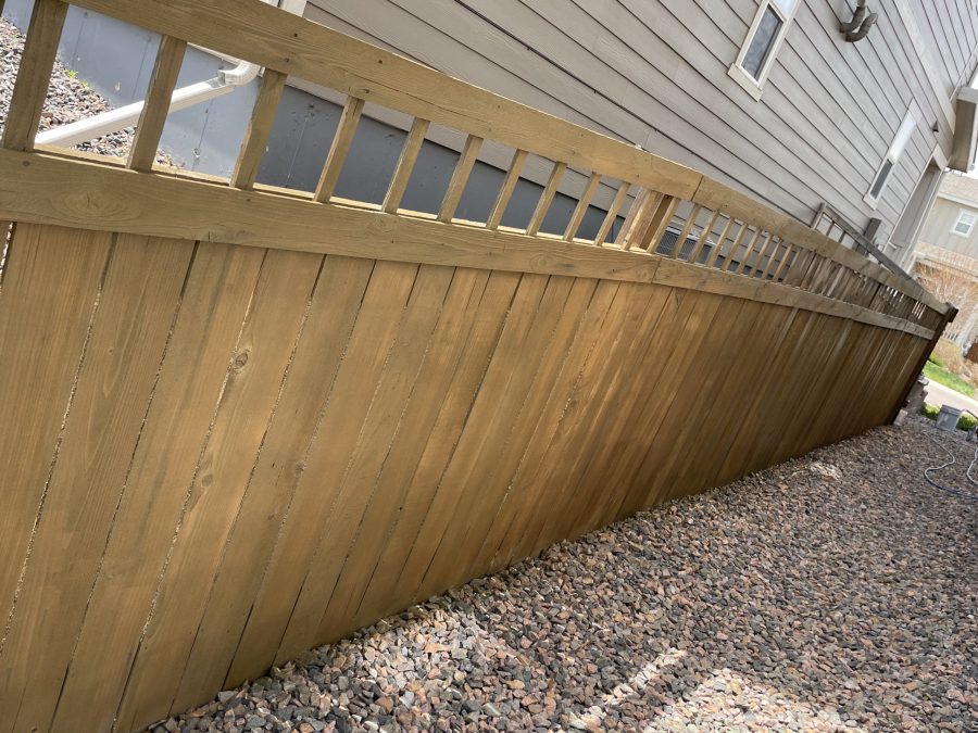 stained wooden fence Preview Image 2