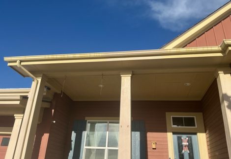 front porch of house