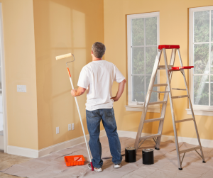 diy painter interior painting their desert home