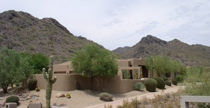 Classic Arizona Home in Desert Purple Sage ...