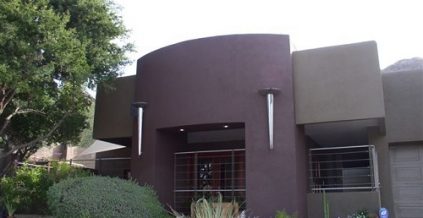 Modern Desert Home in Purple and Sage