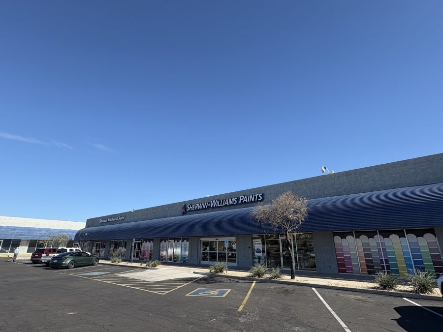 shopping center building before repaint Preview Image 6