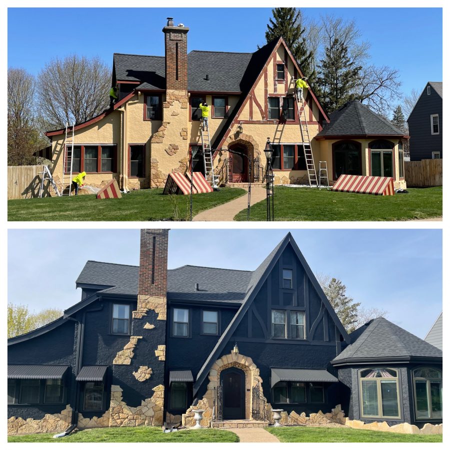 Unique Residential Painting Project.