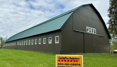 Large Barn Painting in Cedar Rapids