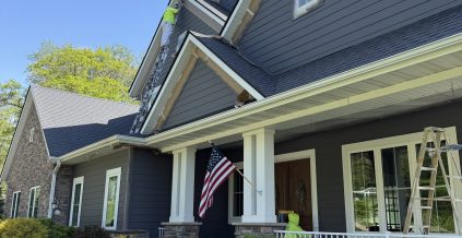 Residential Exterior Repaint in Iowa City ...
