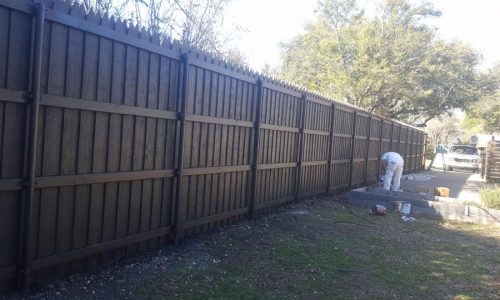 Lakewood Fence Staining