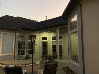 Trim and Soffit Boards Repainted