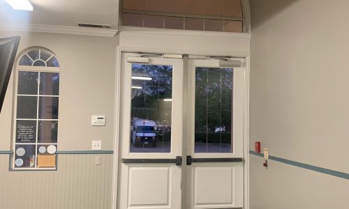 Front Entrance Painted