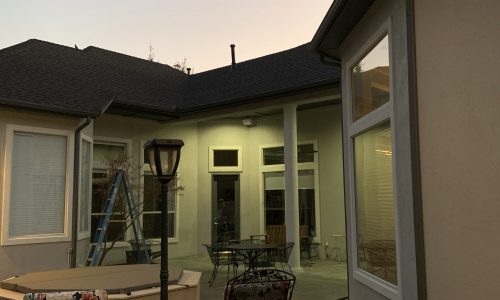 Trim and Soffit Boards Repainted