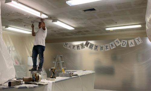 Scraping Popcorn from Ceiling