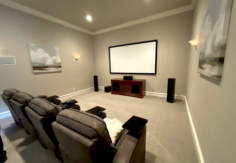media room in home