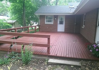 Deck Staining by CertaPro Painters of Bloomington-Peoria, IL
