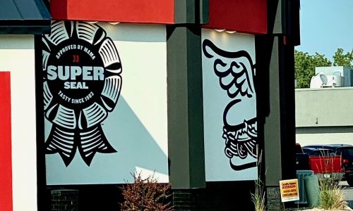 Jimmy Johns Stenciling Job