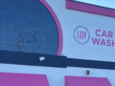 LUV car wash painting project