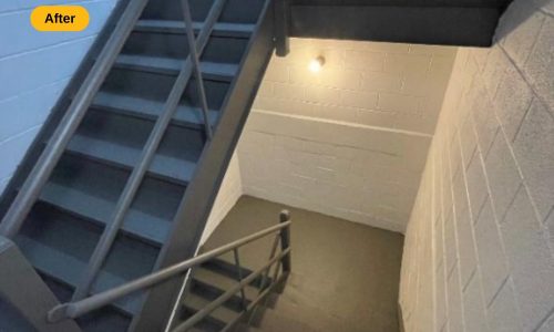 Stairwell Repaint After